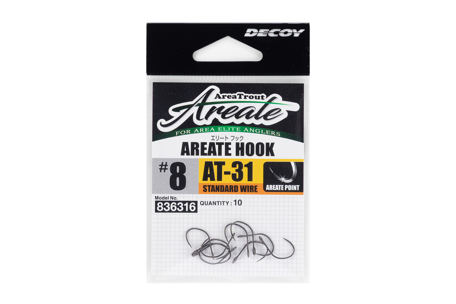 Decoy hak AT-31 AREATE Hook Standard Wire